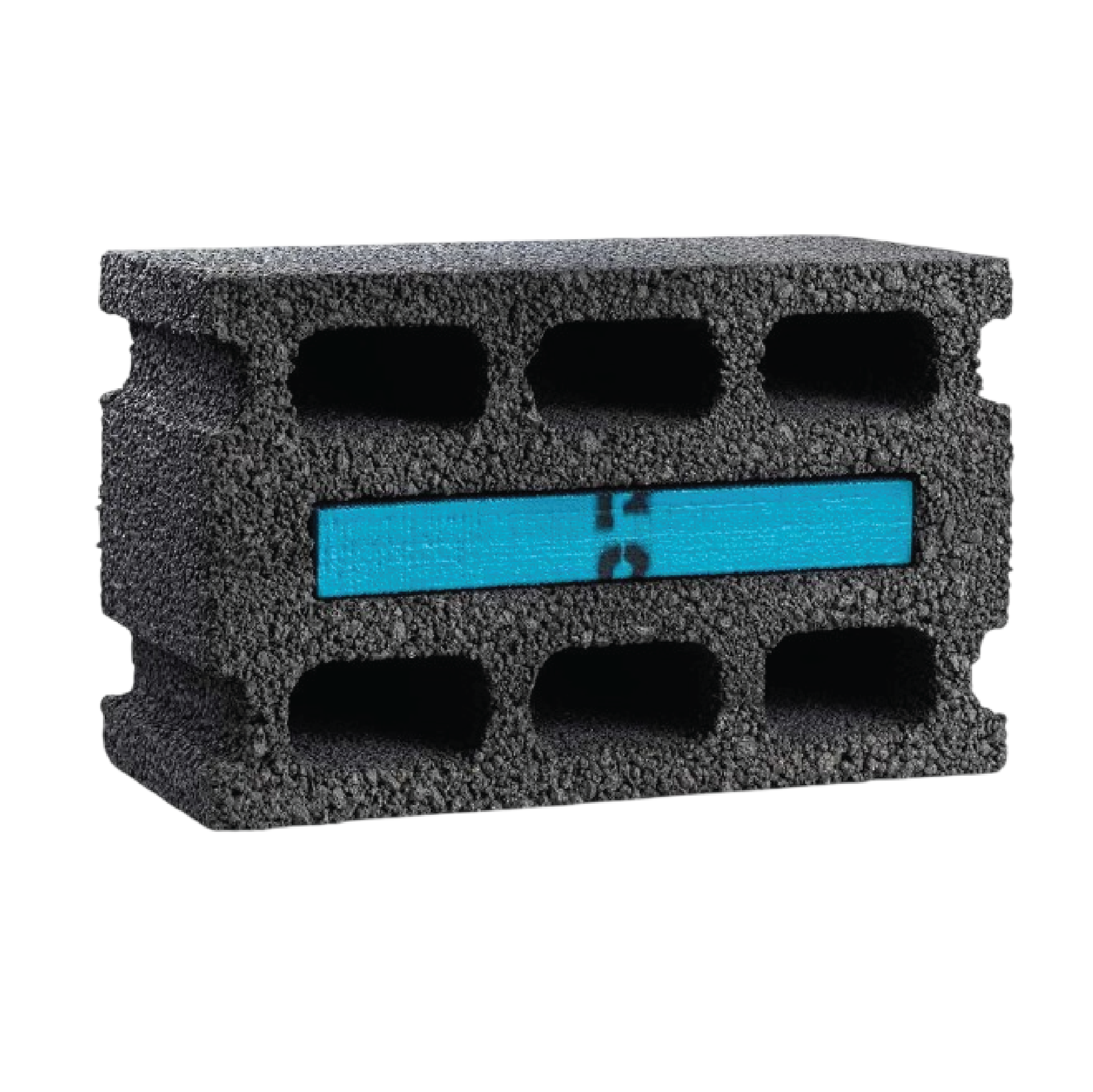 Volcanic Block Blue Slide 252040
